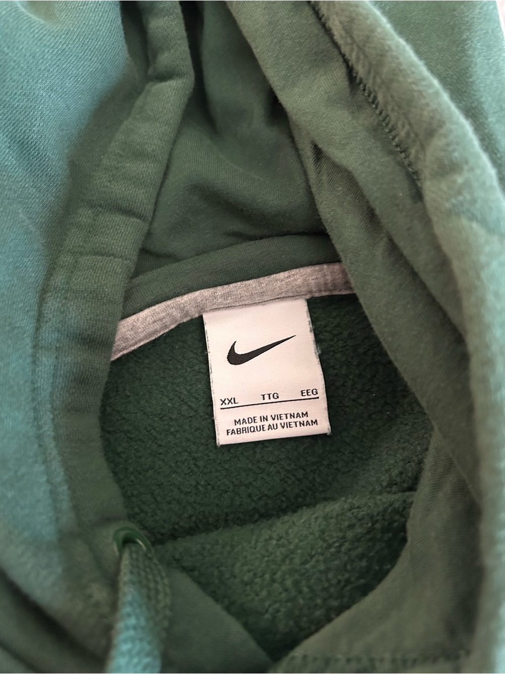 Nike Green Pullover Hoodie with White GOLF Swoosh - Picture 5 of 6